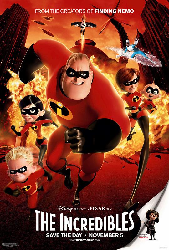 超人总动员 The Incredibles (2004) / 超人特工队(港) / 超人特攻队(台) / 超人家族