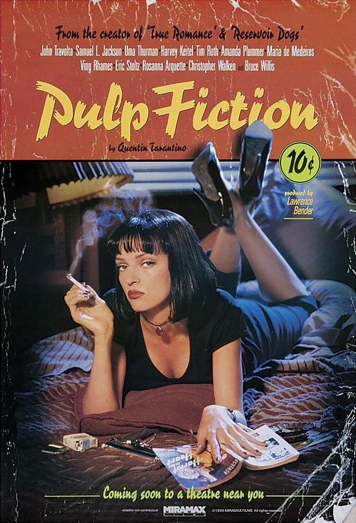 低俗小说 Pulp Fiction (1994) / 危险人物(港) / 黑色追缉令(台) / 黑色追击令 / 低级趣味小说