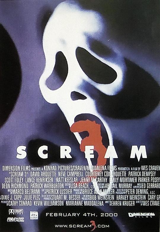 惊声尖叫3 Scream 3 (2000) / 夺命狂呼3(港)