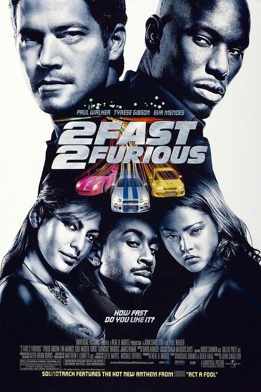 速度与激情2 2 Fast 2 Furious (2003) / 狂野极速(港) / 玩命关头2：飙风再起(台)