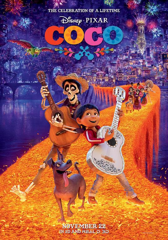 寻梦环游记 Coco (2017) / 玩转极乐园(港) / 可可夜总会(台) / 亡灵总动员(豆友译名) / 冥冥之中(豆友译名) / 墨西哥亡灵节