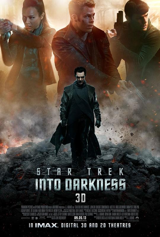 星际迷航2：暗黑无界 Star Trek Into Darkness (2013) / 星际迷航12：驶入黑暗 / 星际旅行12：进入黑暗 / 星空奇遇记12：黑域时空(港) / 星际争霸战12：暗黑无界(台) / 星舰奇航记12 / 星舰迷航记12 / Star Trek: Into Darkness / Star Trek XII / Star Trek 12