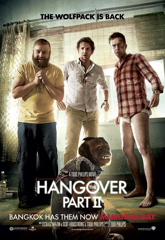 宿醉2 The Hangover Part II (2011) / 醉后大丈夫2：醉加一等(台) / 醉爆伴郎团2(港) / 醉醒时分2 / The Hangover 2 / Timburmenn 2