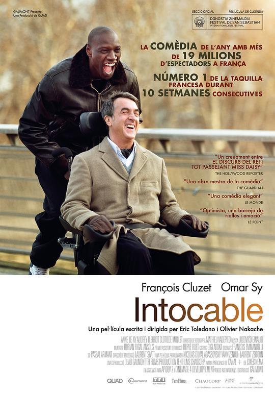 触不可及 Intouchables (2011) / 闪亮人生(港) / 逆转人生(台) / 无法触碰 / 最佳拍档 / 不可触碰 / 不可触摸 / Untouchable / The Intouchables